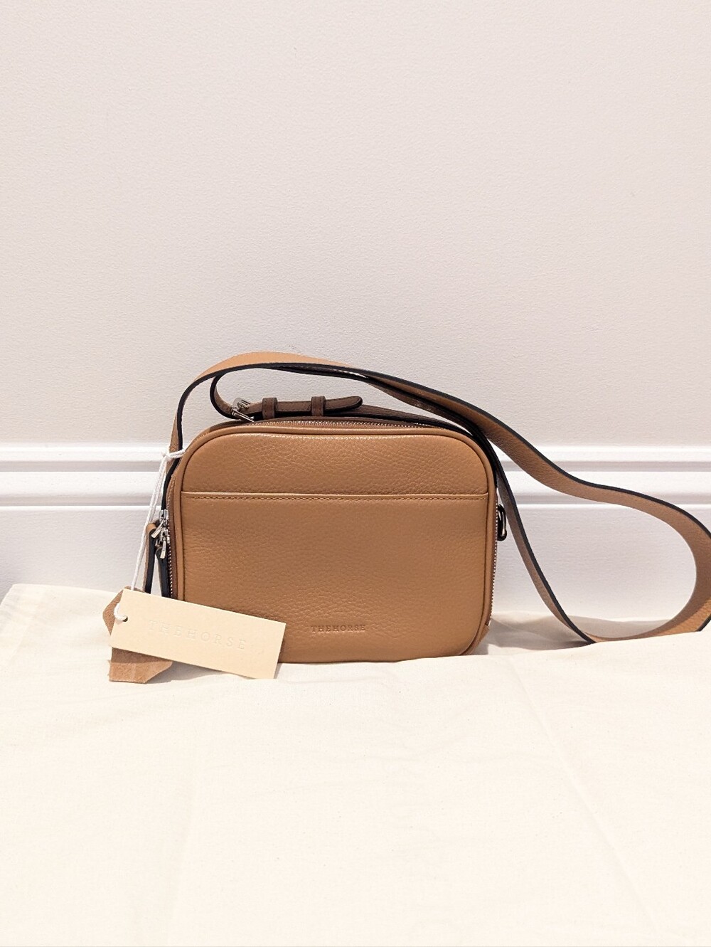 Tan Leather Dylan Crossbody Bag from The Horse